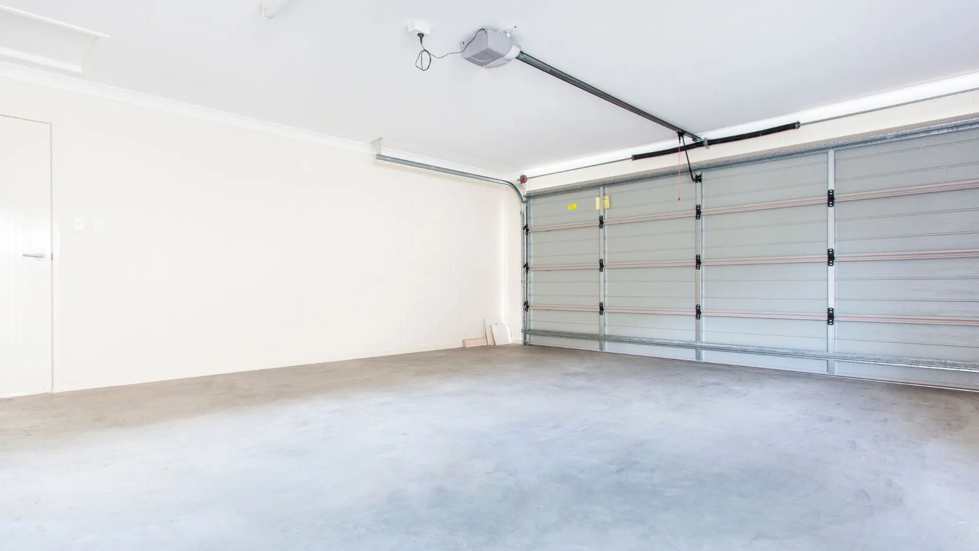 Garage door installation example